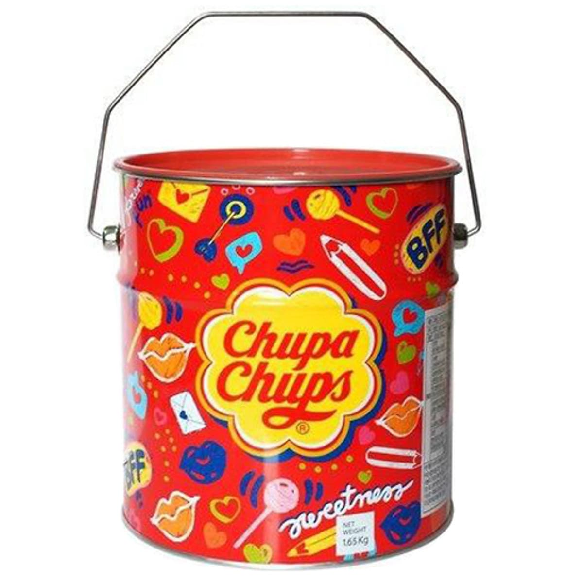Hộp Kẹo Mút Chupa Chups Hương Trái Cây Hũ Party 165 Que