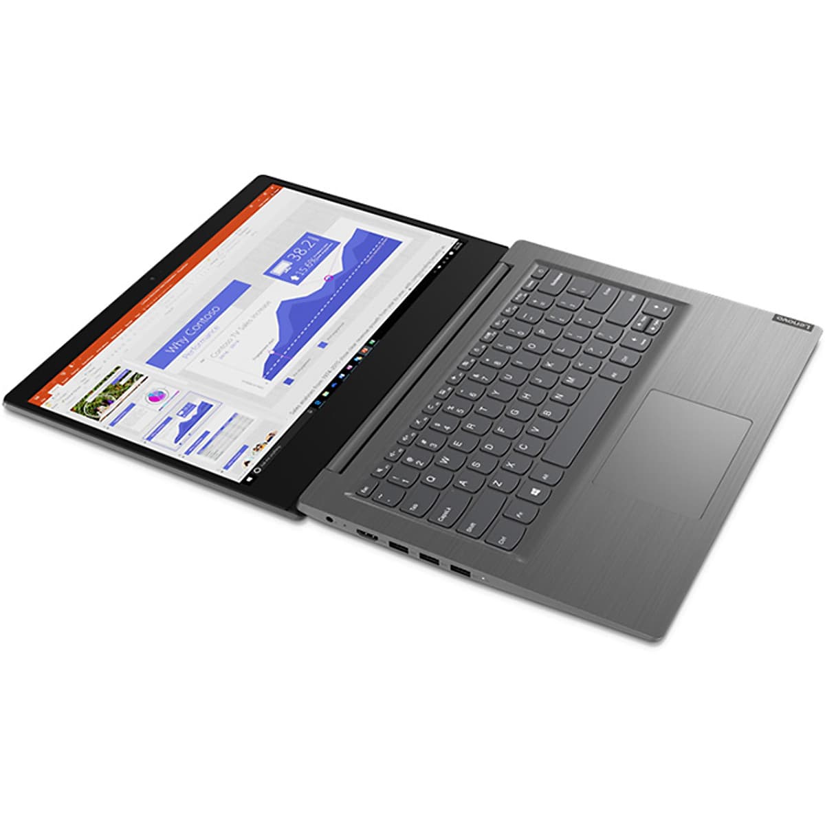 Laptop Lenovo V14-IIL 82C400W3VN (Core i5-1035G1/ 4GB DDR4 2666Mhz/ 256GB M.2 2242 PCIe NVMe/ 14 HD/ Dos) - Hàng Chính Hãng