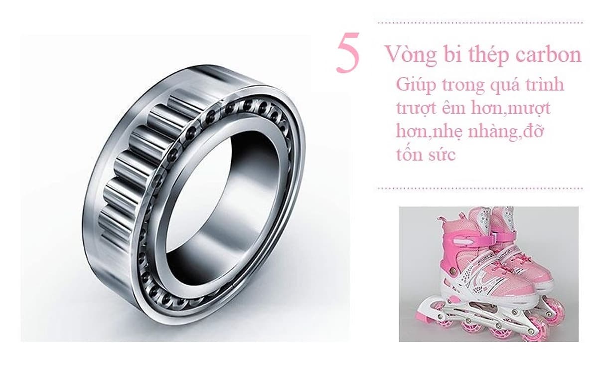 Giày trượt Patin thể thao tăng cường vận động, giải trí cho trẻ em HM089 bánh xe phát sáng tặng kèm bộ đồ bảo hộ 7 món