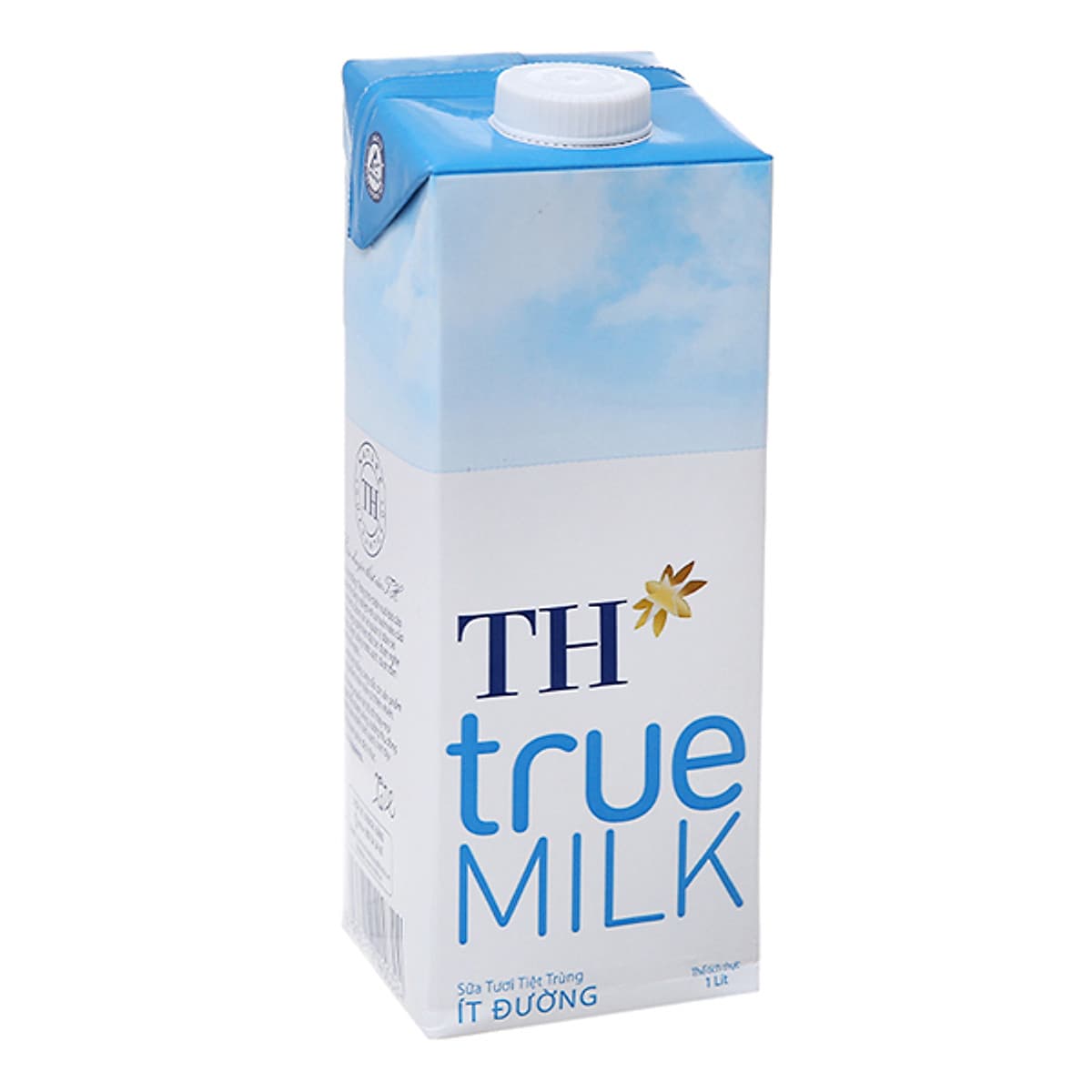 Thùng Sữa Tươi Tiệt Trùng Ít Đường TH True Milk (1L x 12 hộp)