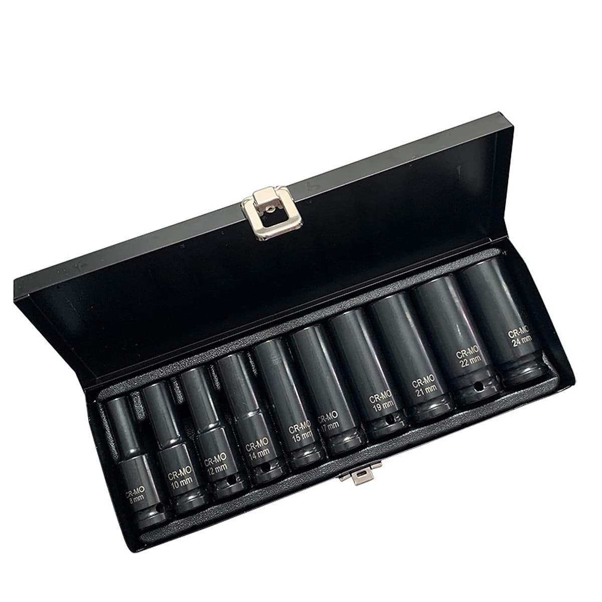 10Pcs Wind Sleeve Pneumatic Sleeve 1/2 Auto Repair Tool Set Iron Box Sleeve