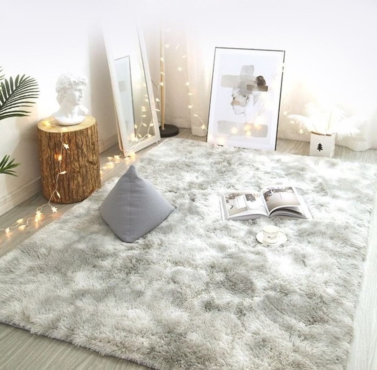 Thảm Lông Dài Trải Sàn Cao Cấp Kiểu Loang