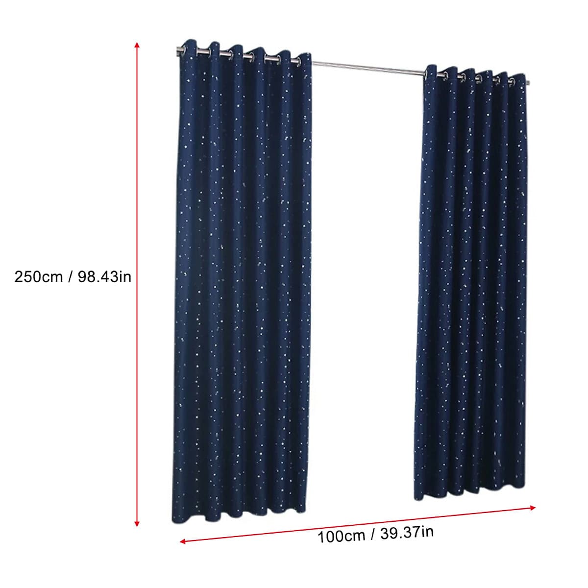 Rèm Cửa Sổ Phòng Khách (98 x 40 inch)