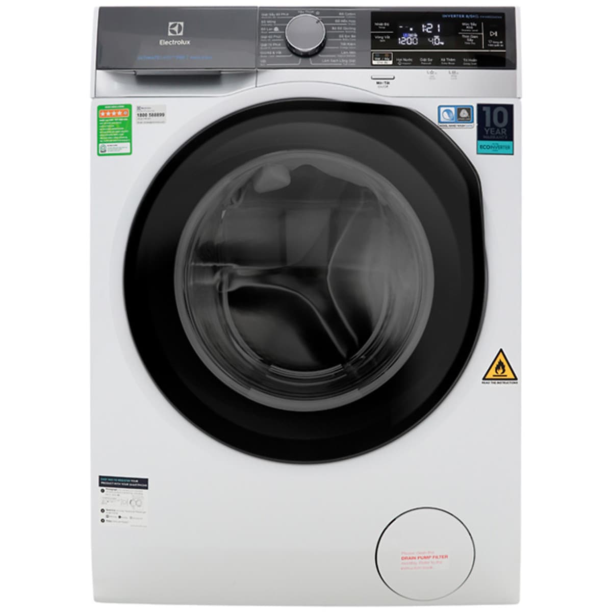 Máy giặt sấy Electrolux Inverter 8 kg EWW8023AEWA