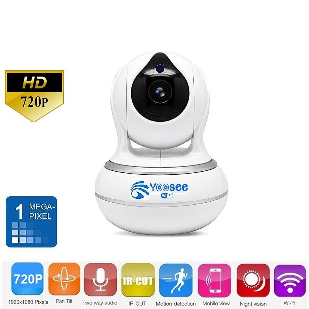 Camera Yoosee New model 2019 IP Wifi HD 720x1080 Pixel AI- AI 2019 - Bản Nâng Cấp- Siêu nét -Cảnh Báo Chuyển Động-Hàng Nhập khẩu