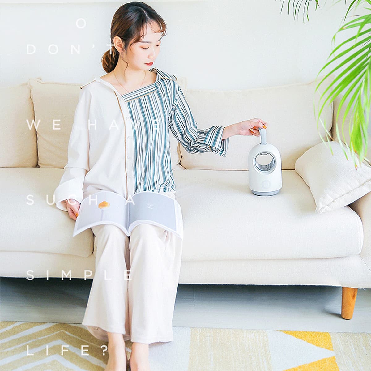 Máy đuổi muỗi diệt côn trùng kiêm đèn LED ngủ thông minh Jisulife D01 – Đèn bắt muỗi tự động bằng ánh sáng tia UV thân thiện với môi trường không mùi khét, không gây ồn (Hàng chính hãng)