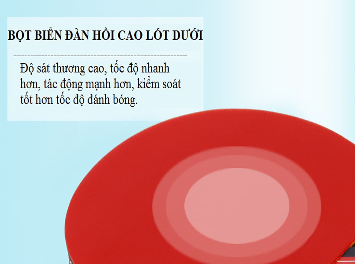 Bộ 2 Vợt Bóng Bàn Chính Hãng miDoctor + Túi Đựng Vợt Bóng Bàn + 3 Bóng 
