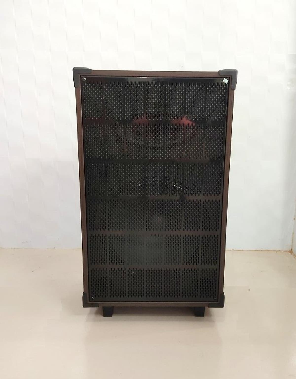 Loa kéo di động 3 tấc karaoke mr12 kèm 2 micro loa gỗ