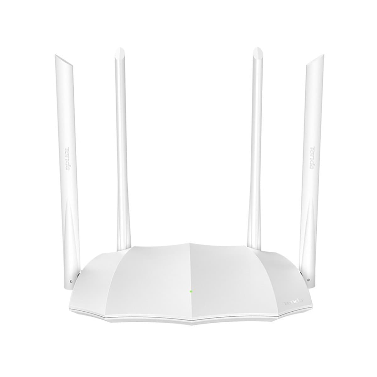 Bộ Phát Wifi Chuẩn AC1200 Tenda AC5 Màu Trắng Tặng Cáp Mạng Dây Đồng 8 Sợi Dài 2 mét - Hàng Chính Hãng