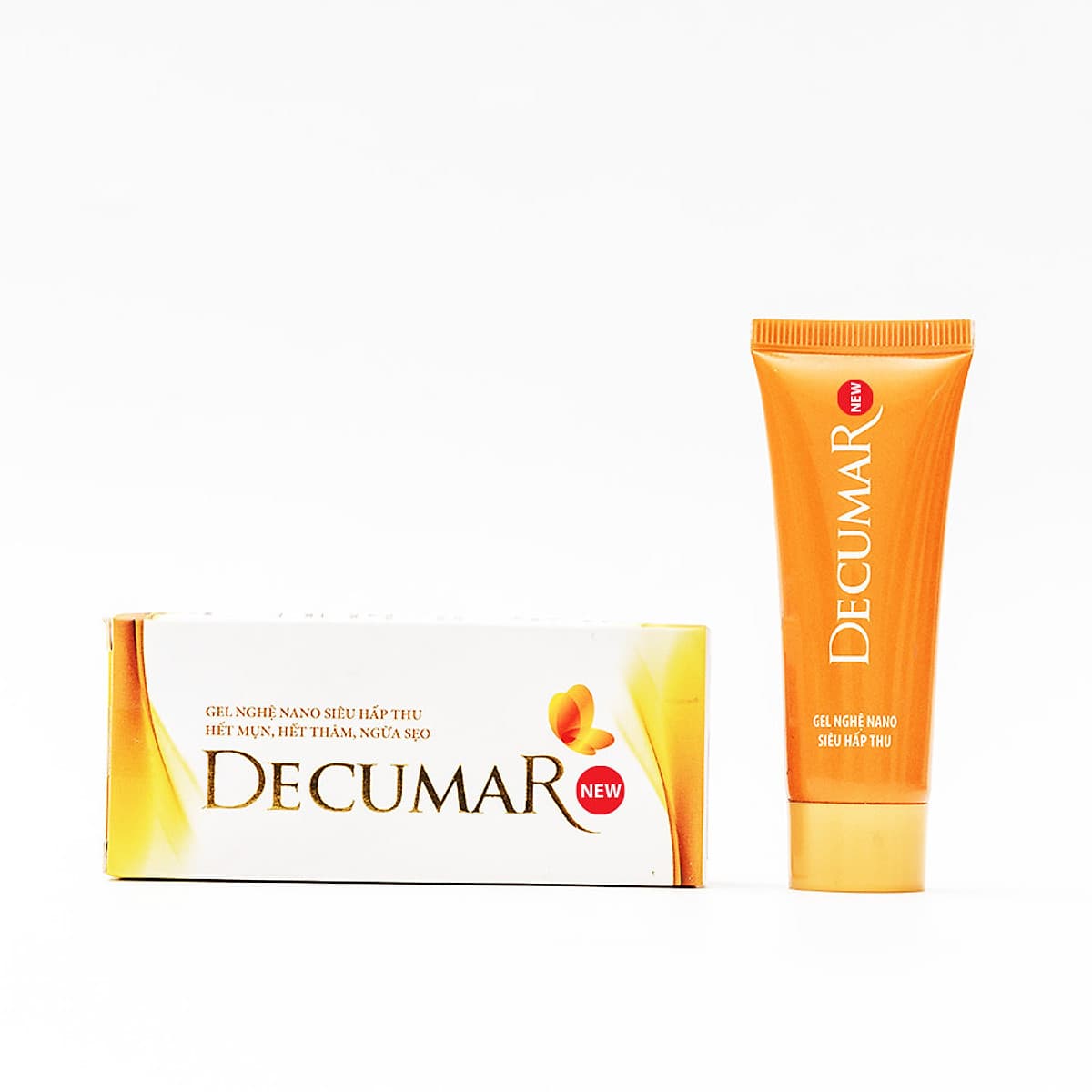 Bộ sản phẩm hỗ trợ trị mụn Decumar New (gồm 1 Gel bôi mụn Decumar New và 1 Gel rửa mặt ngừa mụn Decumar Clean 50g)
