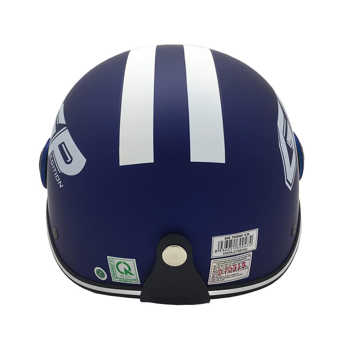 Mũ Bảo Hiểm Thời Trang 1/2 Đầu Có Kính Chita CT6B1 (K) Tem Hình GP Edition Năng Động, Thời Trang - Hàng Chính Hãng