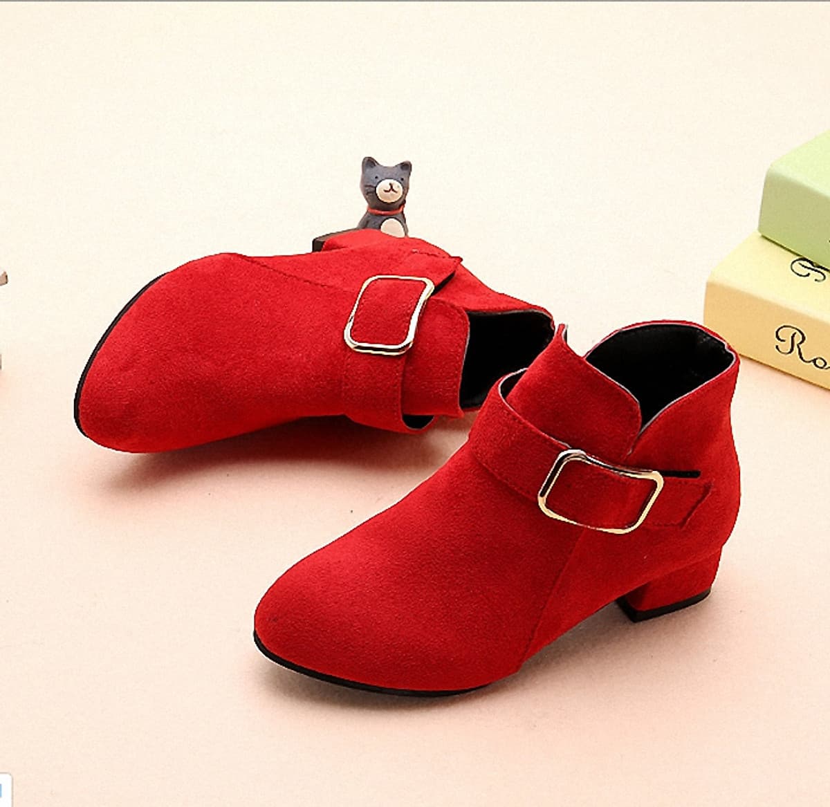 Bốt cho bé gái 3 - 12 tuổi điệu đà và xinh xắn - B7