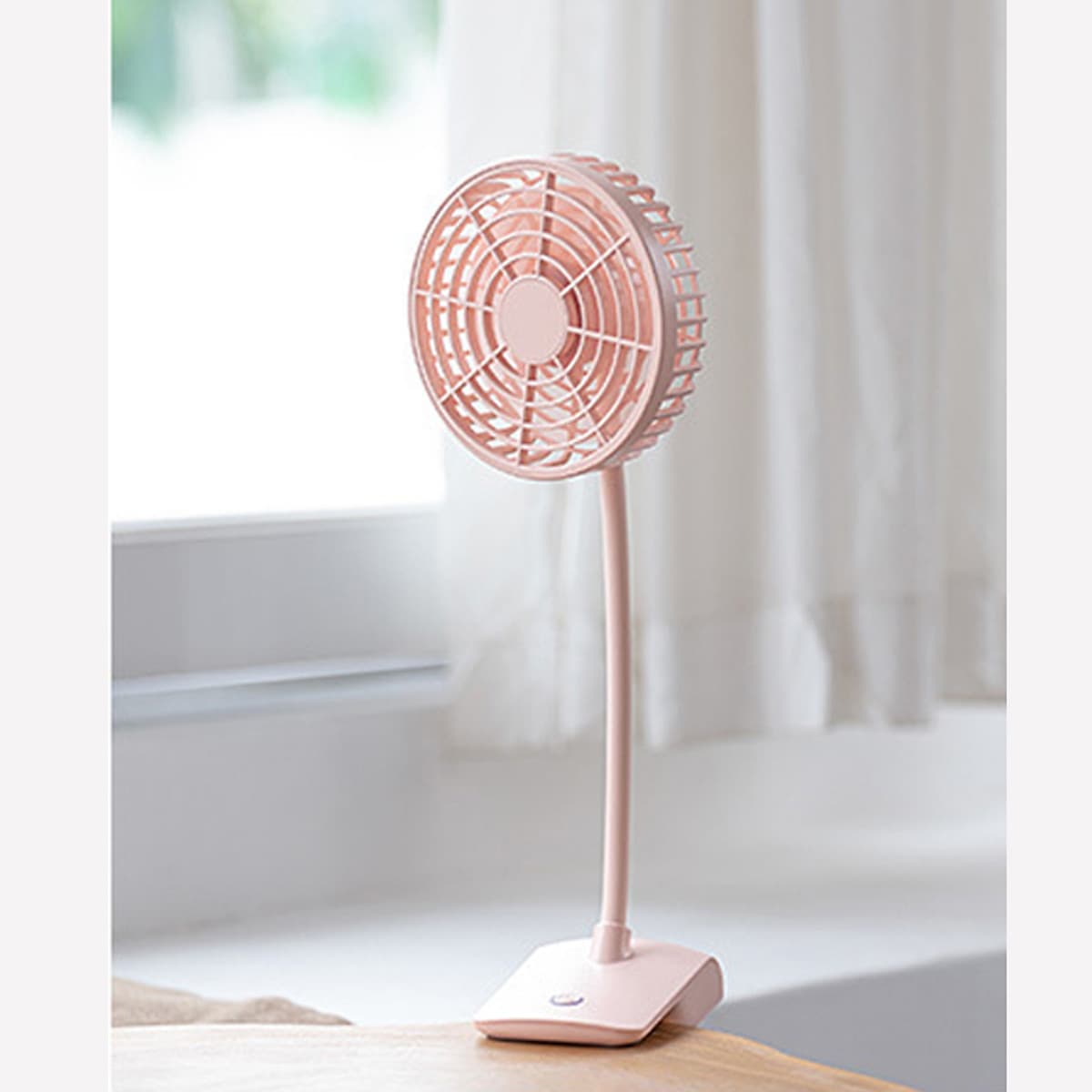 Quạt Mini Tích Điện Kẹp Gấp Di Động Điều Chỉnh Góc Gió Linh Hoạt GF-28