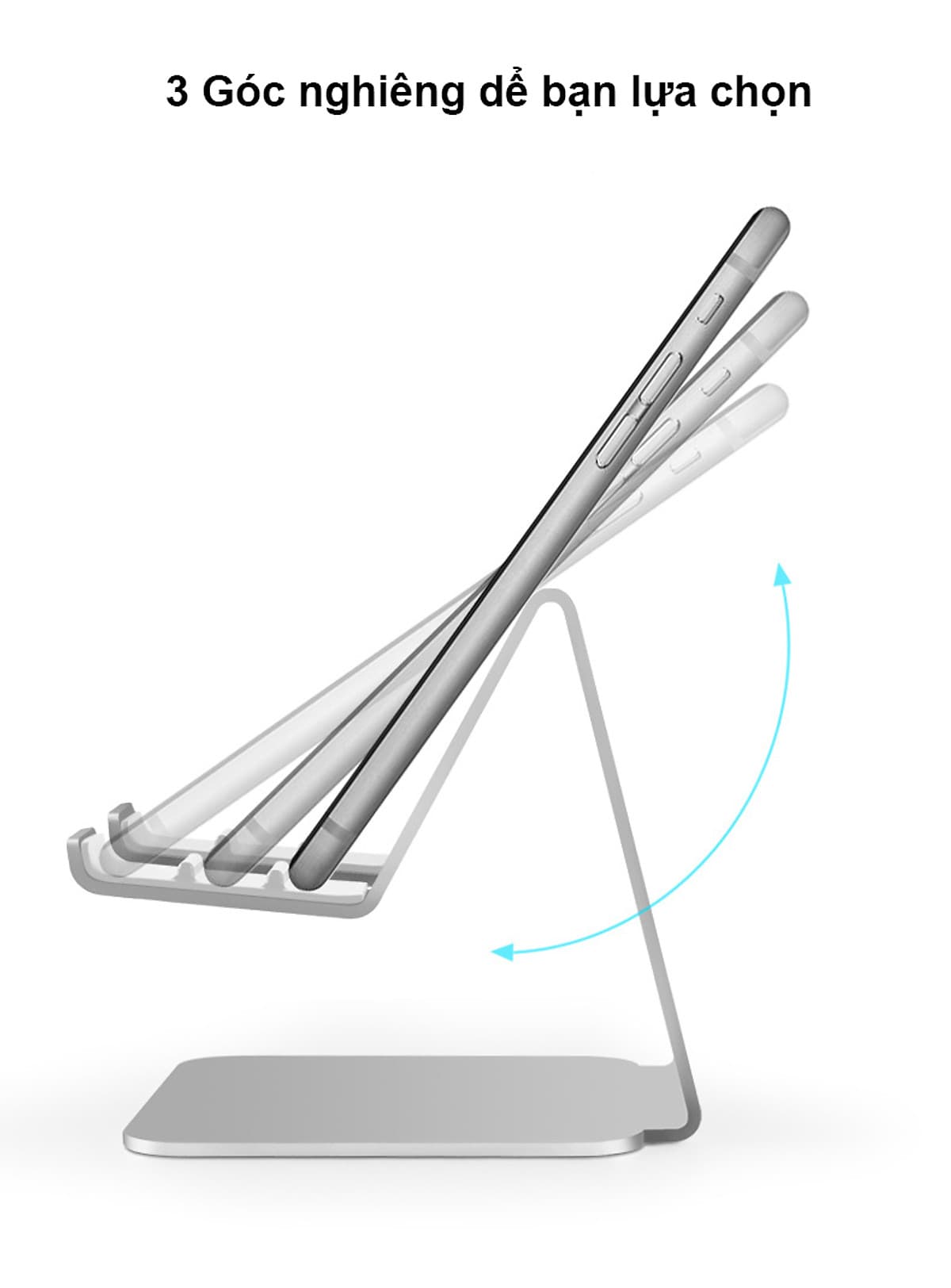 Giá Đỡ Để Bàn Điện Thoại Di Động, Máy Tính Bảng, Ipad Hợp Kim Nhôm Cao Cấp Có Thể Điều Chỉnh Góc Nghiêng. Hàng Chính Hãng Tamayoko FS088