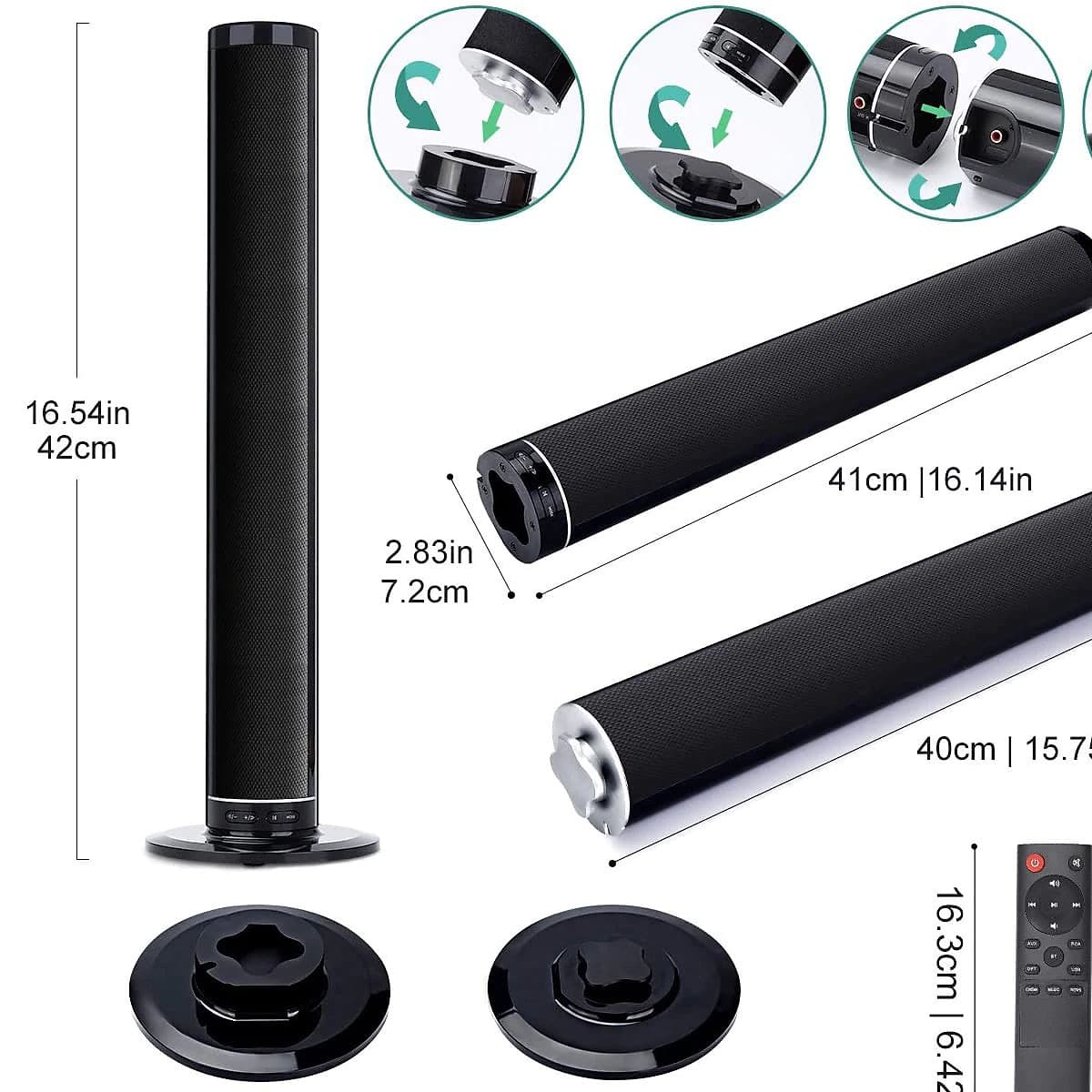 loa thanh âm thanh nổi 3D kết nối smart tivi  LP-1807P 