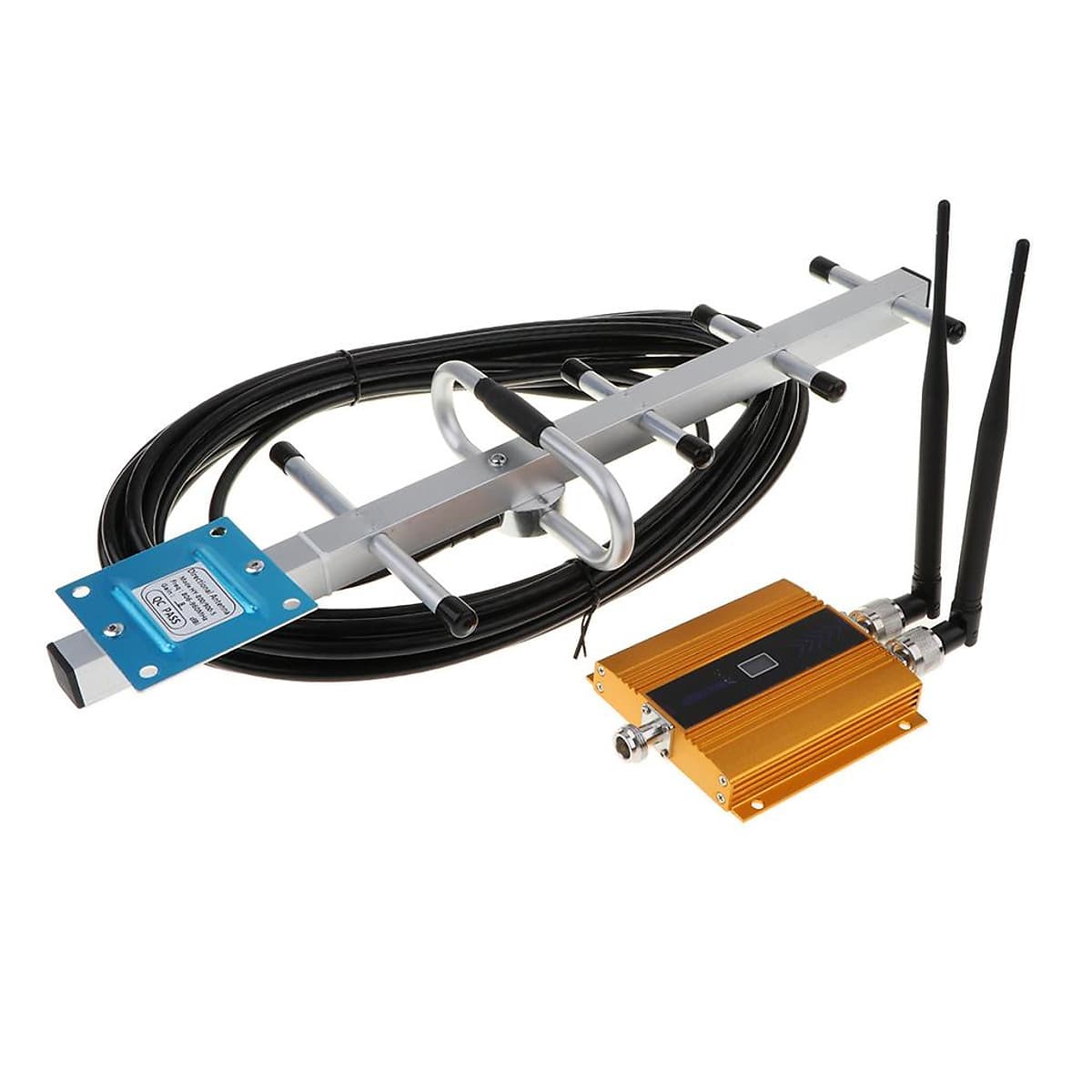 GSM 900Mhz Tín Hiệu Điện Thoại Repeater Tăng Áp Khuếch Đại W/Yagi Ăng Ten Bộ