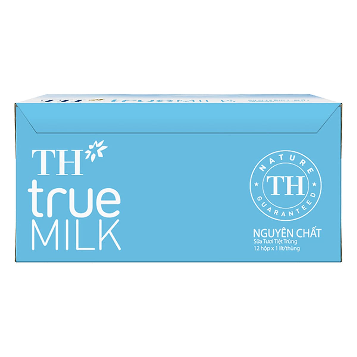 Thùng Sữa Tươi Tiệt Trùng Nguyên Chất TH True Milk (1L x 12 hộp)