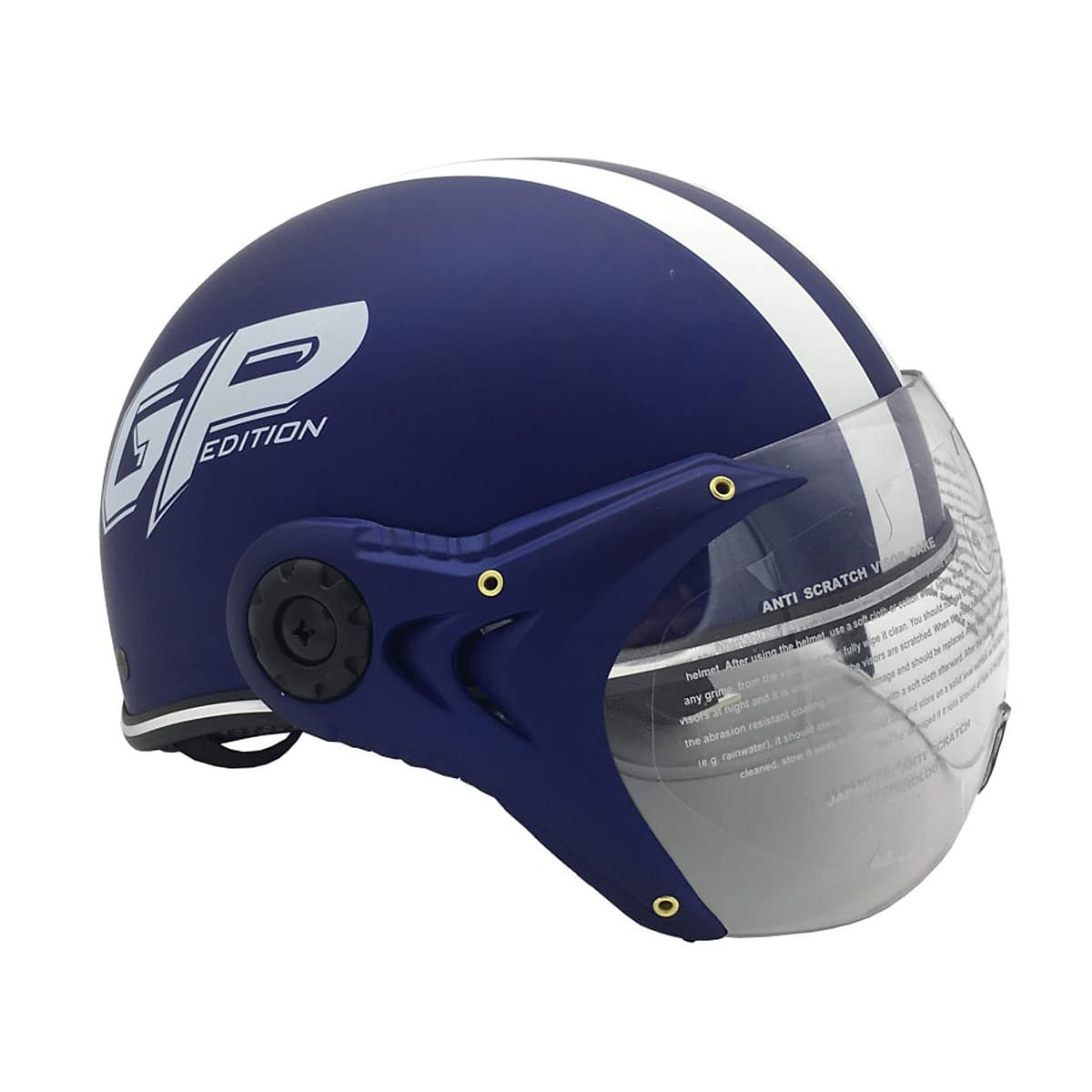 Mũ Bảo Hiểm Thời Trang 1/2 Đầu Có Kính Chita CT6B1 (K) Tem Hình GP Edition Năng Động, Thời Trang - Hàng Chính Hãng