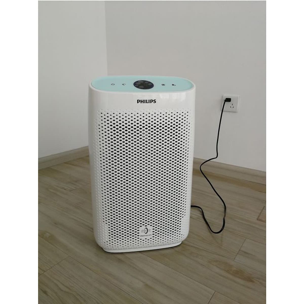 Máy lọc không khí trong nhà Philips AC1216/00 Công suất  50W Chất lượng không khí 4 màu, kết hợp màn hình led hiển thị - Hàng nhập khẩu