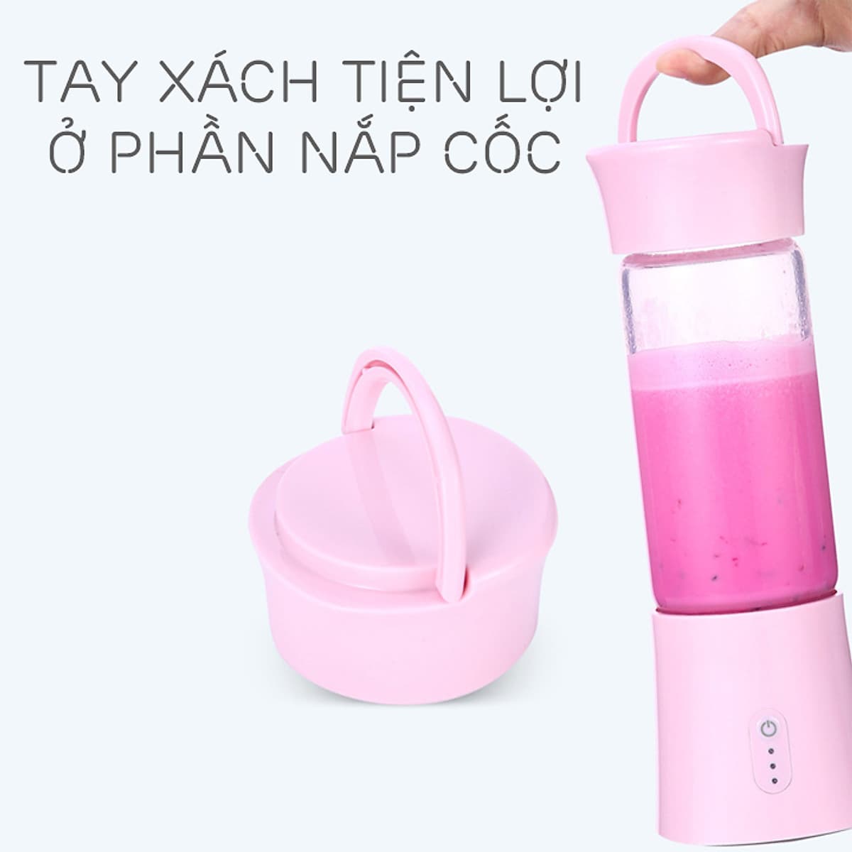 Máy Xay Sinh Tố Cầm Tay Sạc Điện TM-ZDK-T8 - Hàng Chính Hãng