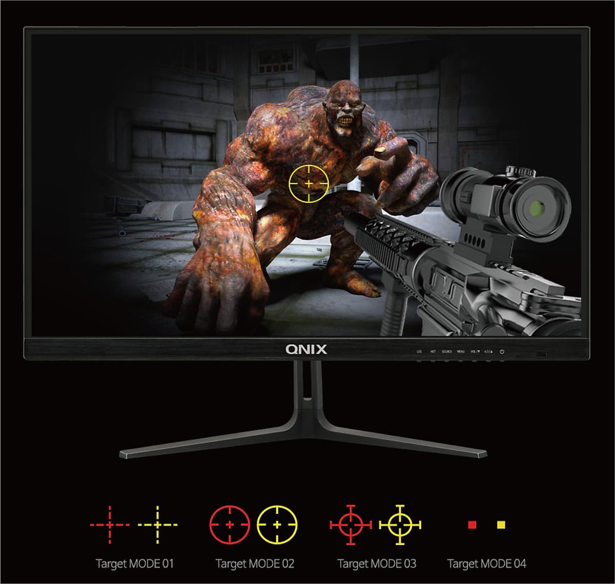 Màn Hình Gaming QNIX (27inch,165Hz) QX-GM27F165-Hàng Nhập Khẩu