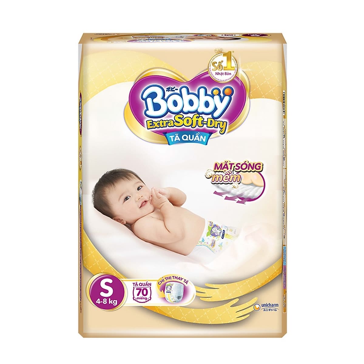 Tã Bobby Quần Extra Soft Dry 
