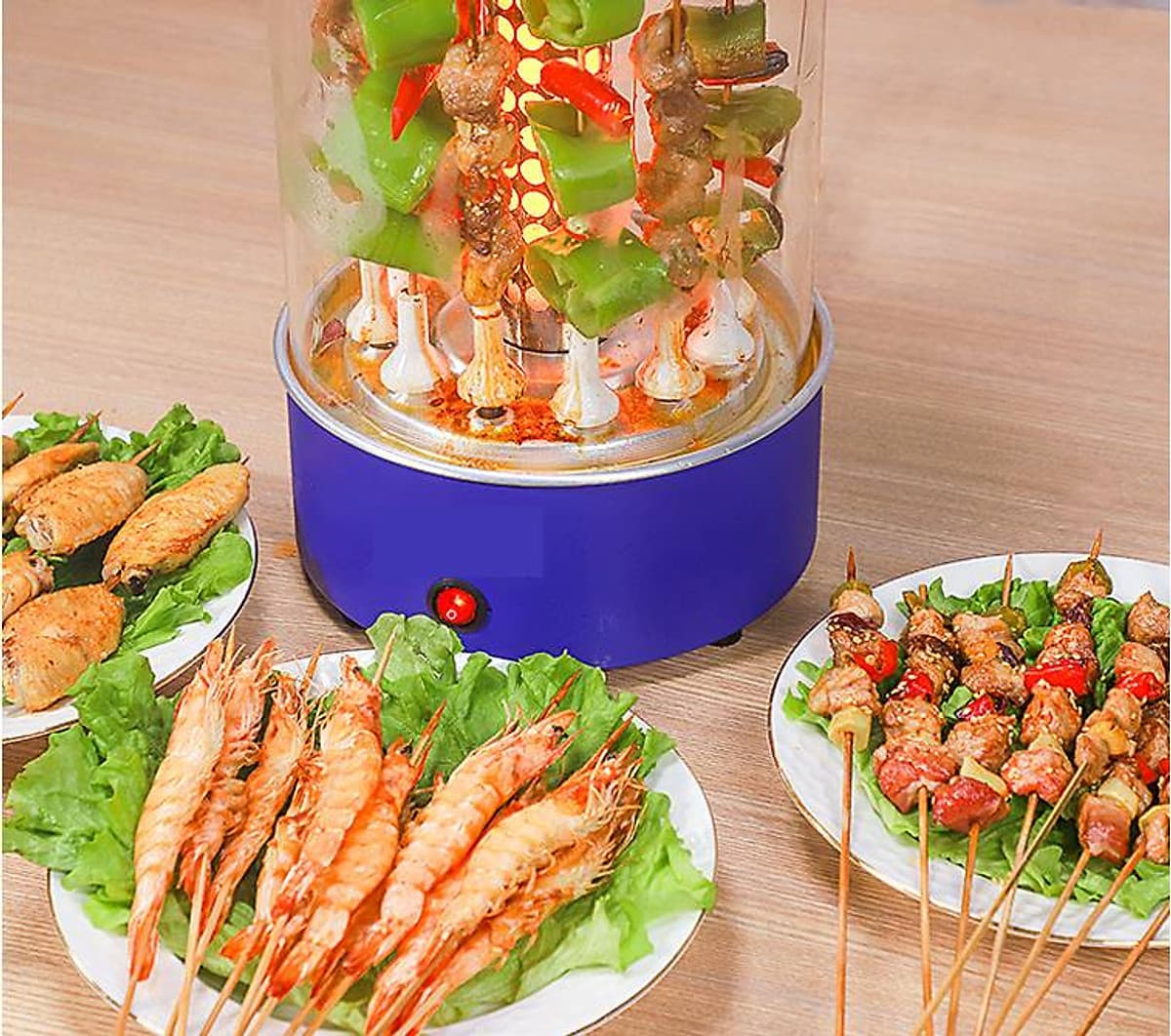 Máy nướng xiên que không khói