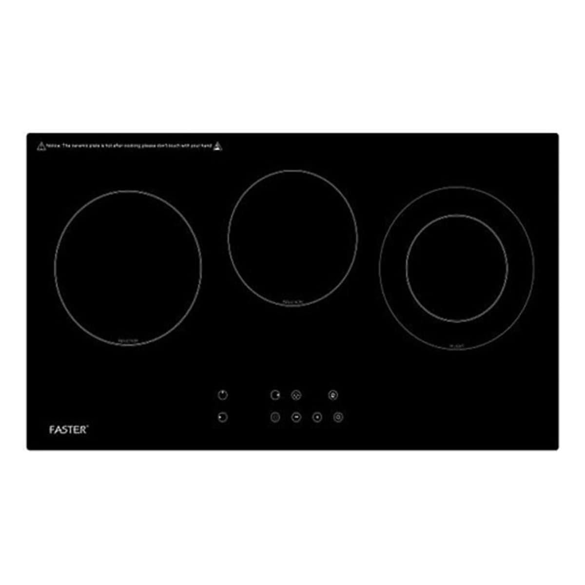 Bếp Điện Từ 3 Vùng Nấu Faster FS 638HI - Hàng Chính Hãng