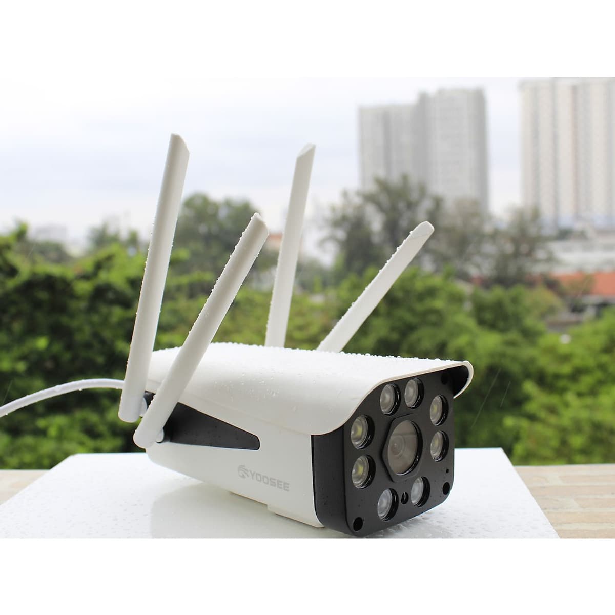 Camera ip wifi ngoài trời Yoosee 218S 4 Râu 8Led Full HD 1080P ( New 2020) - hàng nhập khẩu