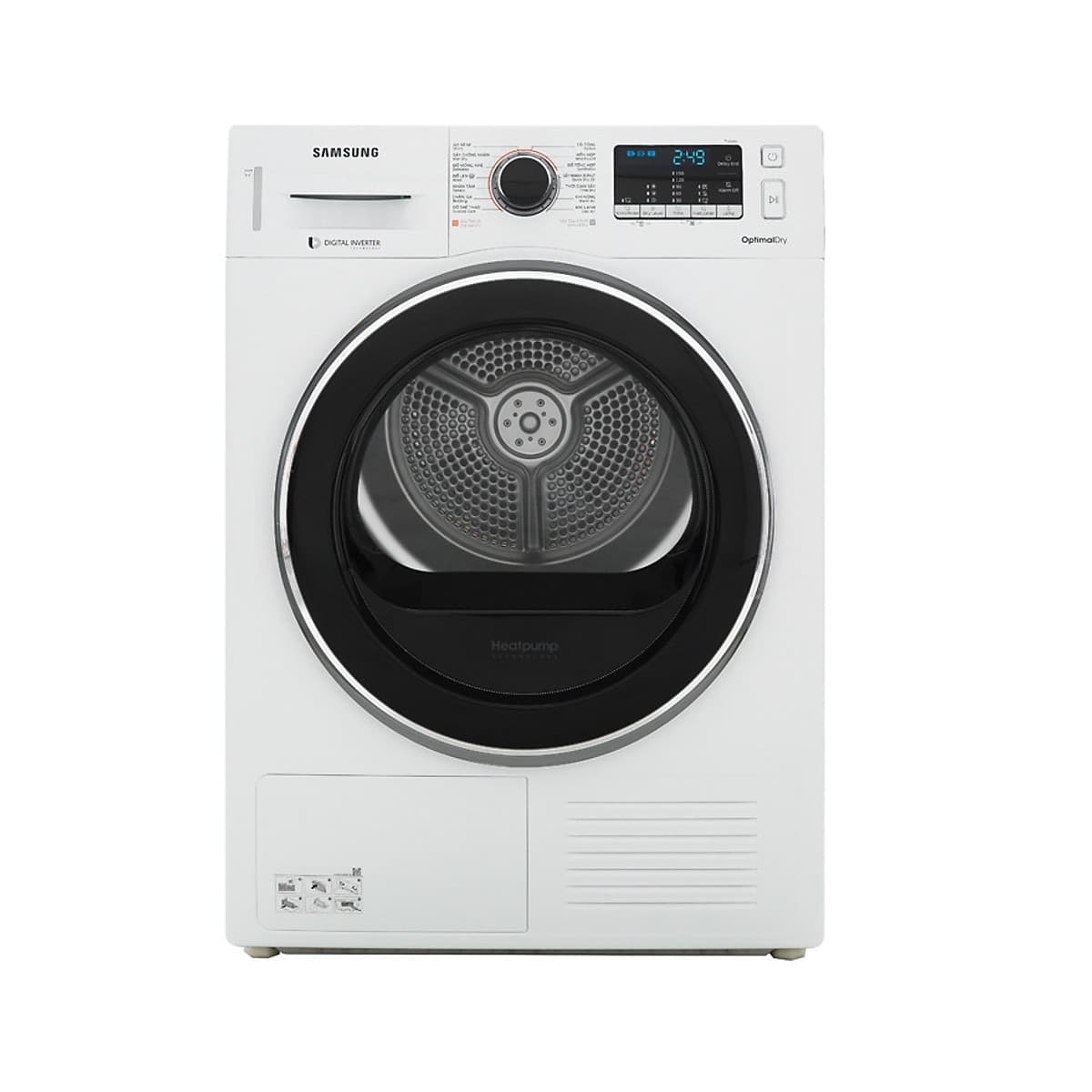 MÁY SẤY SAMSUNG 9 KG DV90M5200QW/SV - HÀNG CHÍNH HÃNG