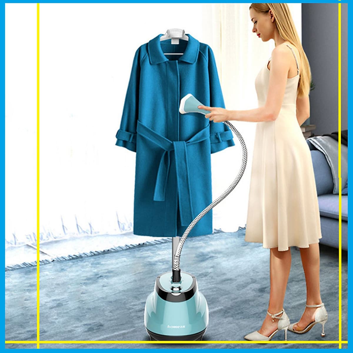 Bàn Là Hơi Nước - Bàn Ủi Hơi Nước Đa Năng. Công Suất 1800W - Giao màu ngẫu nhiên.