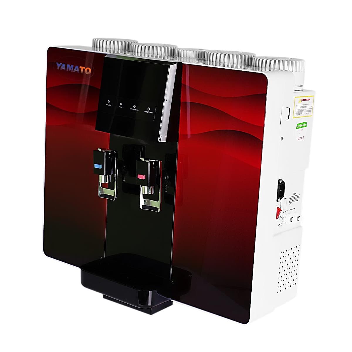 Máy lọc nước R.O 5 cấp lọc treo tường, để bàn uống trực tiếp (hai chế độ: Nóng – Nguội) Yamato – Hàng chính hãng