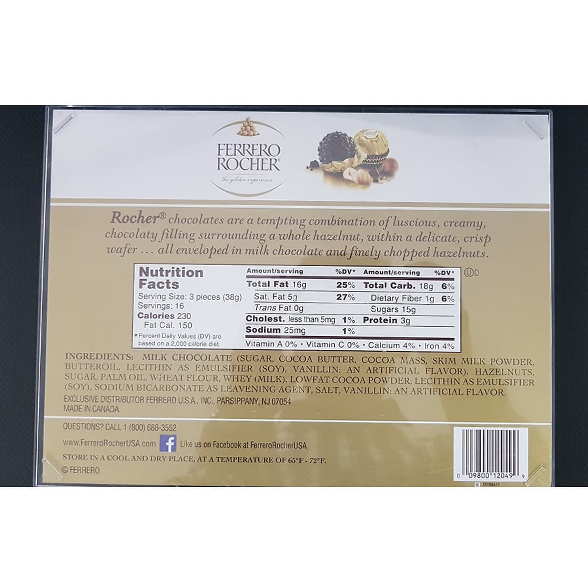 Socola Fine Hazelnut Chocolates Ferrero Rocher 48 Viên