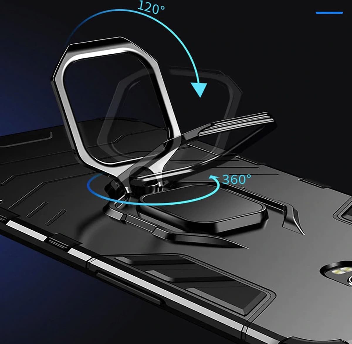 Ốp lưng Realme 6 iron man chống sốc kèm iring