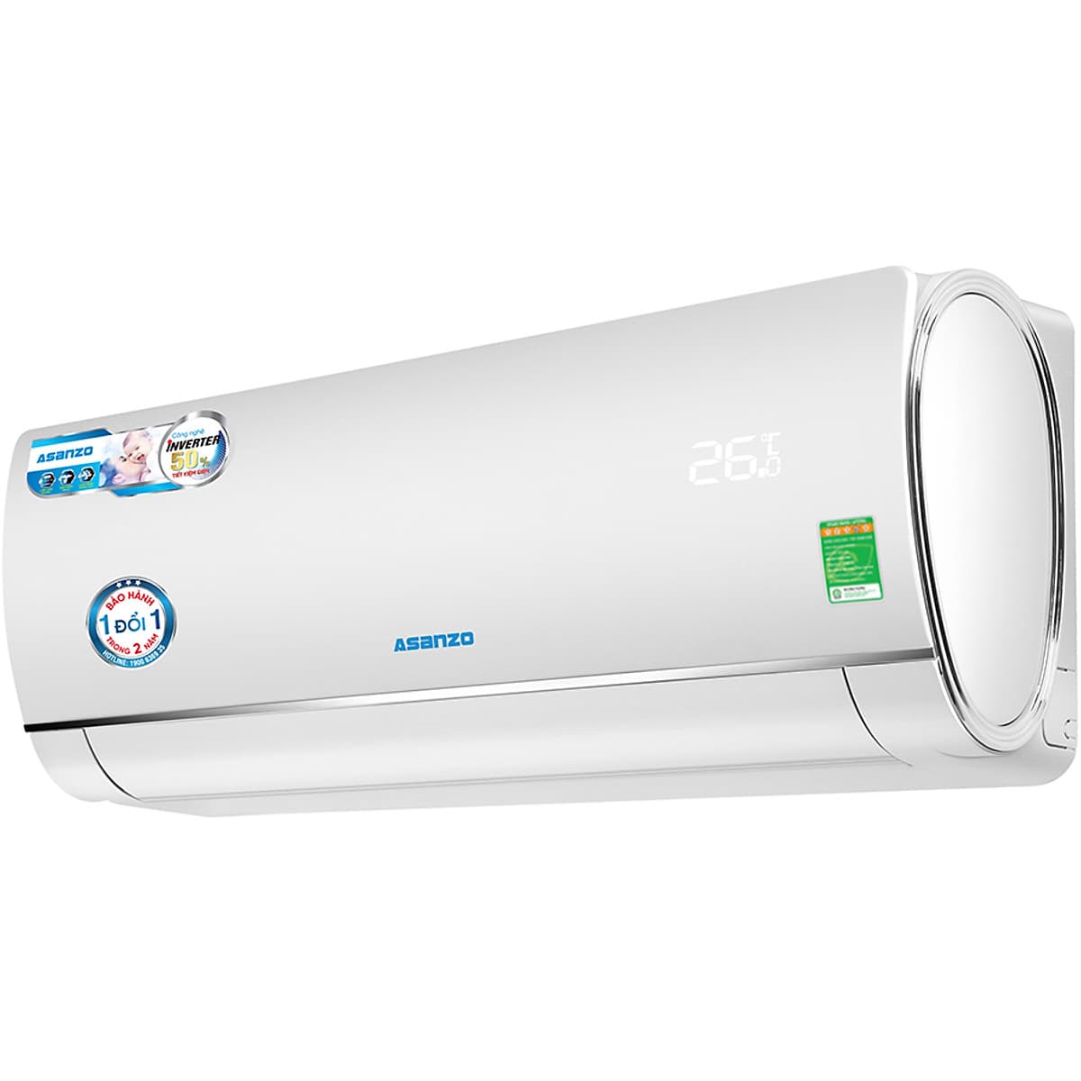 Máy Lạnh Asanzo Inverter 1 HP ASZ-K09N66 - Chỉ giao tại HCM