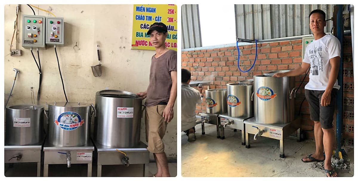 Nồi Nấu Phở Tủ Điện Rời Công Nghiệp NEWSUN - Hàng Chính Hãng