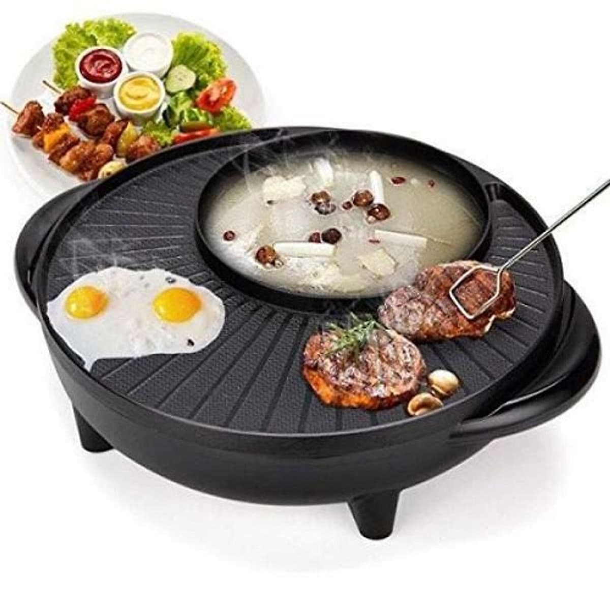Bếp điện lẩu nướng (35 x 17 x 42cm) - Đen