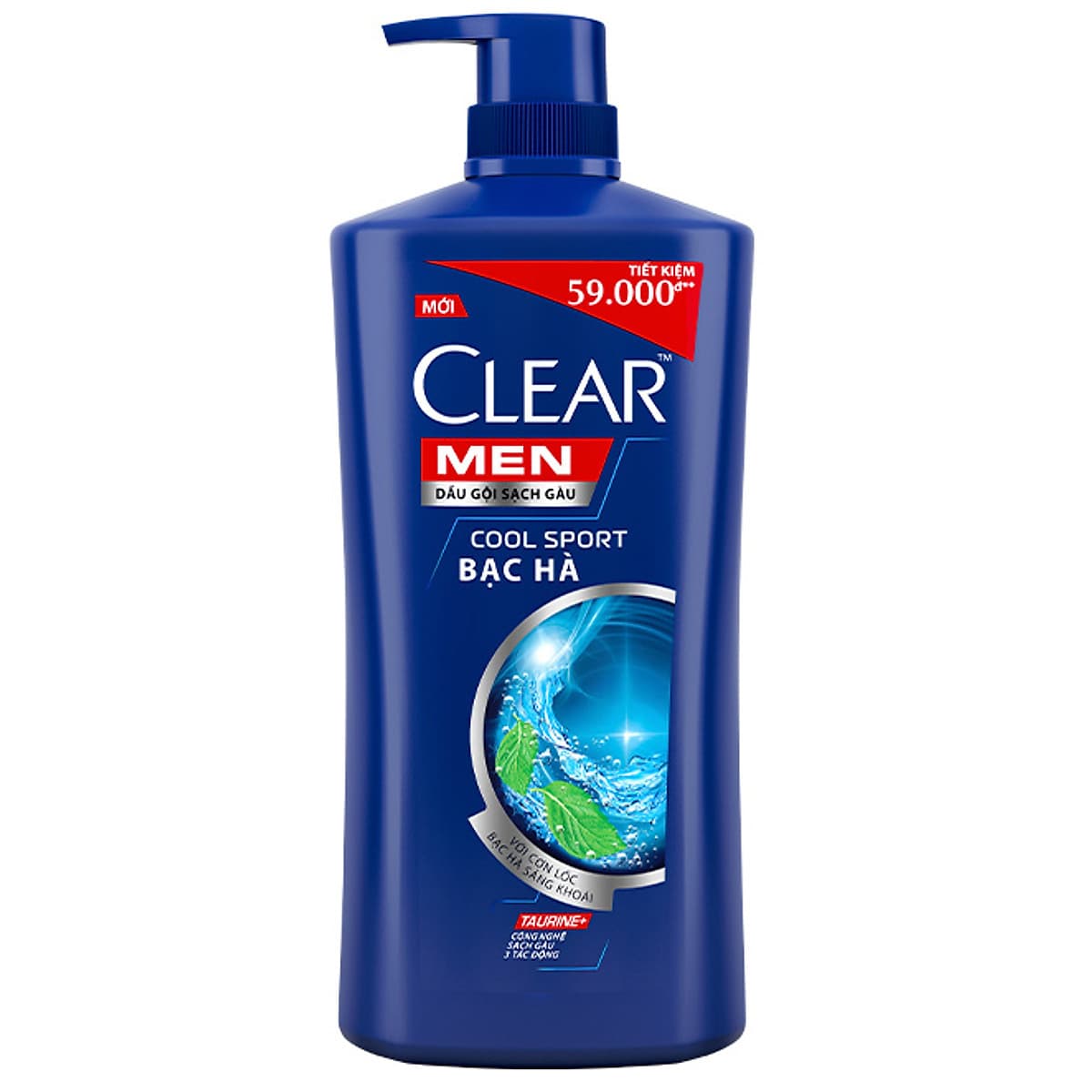 Dầu Gội Sạch Gàu Clear Men Cool Sport Bạc Hà 630g