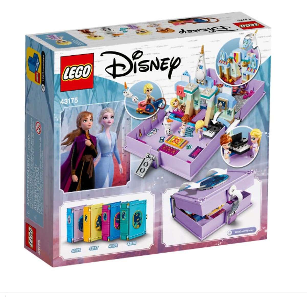 Mô Hình Đồ Chơi Lắp Ráp Lego Câu Chuyện Phiêu Lưu Của Anna và Elsa 43175 (133 chi tiết)