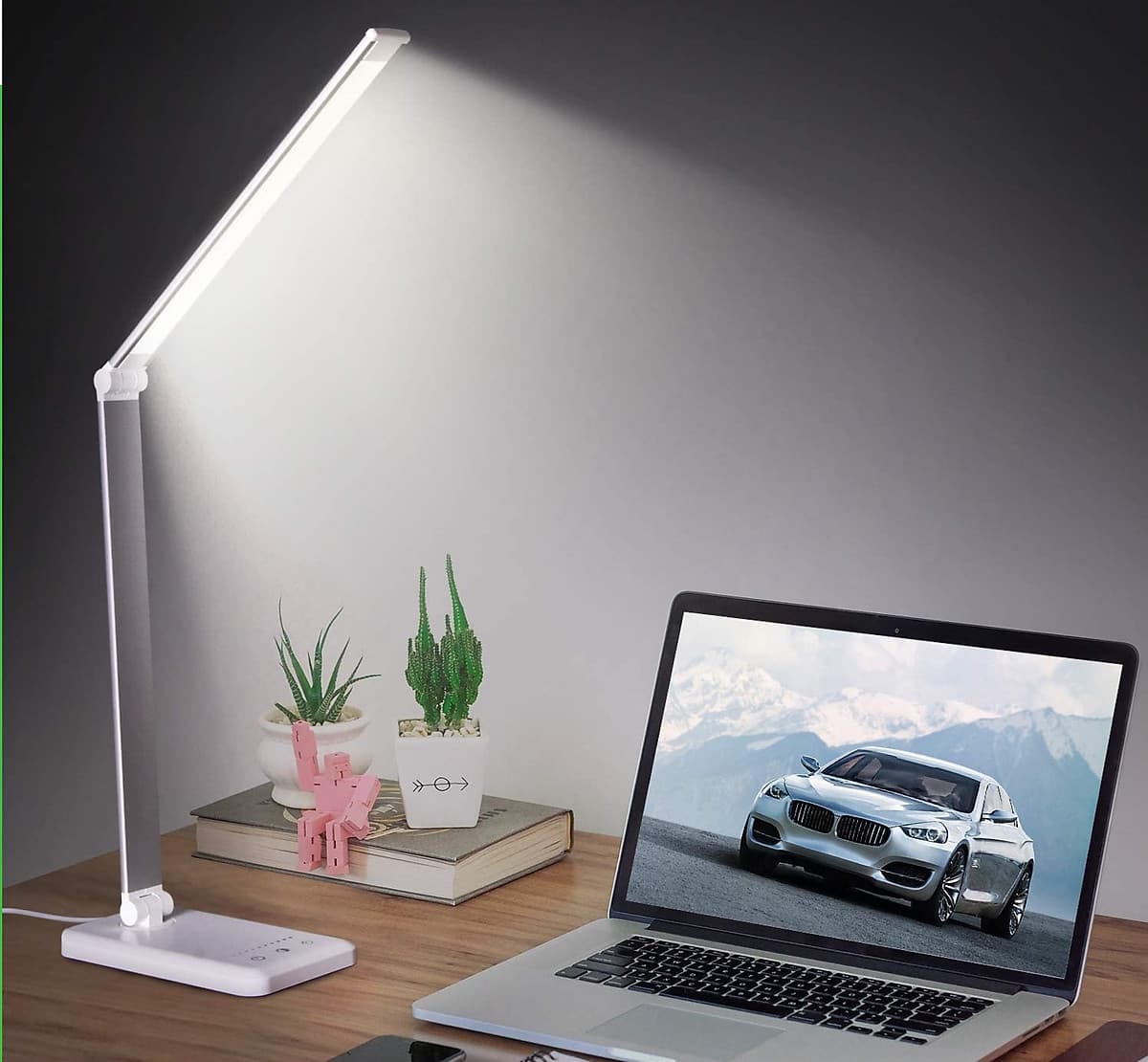 Đèn Bàn Học Đọc Sách, Làm Việc (Học Sinh, Sinh Viên, Văn Phòng) LED Chống Cận, Cảm Ứng Nhôm Cao Cấp eLights TD-621