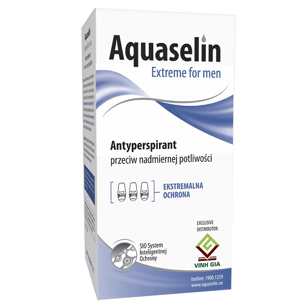 Lăn Nách Dành Cho Nam Aquaselin Extreme For Men Antiperspirant For Excessive Perspiration 50ml - 3936