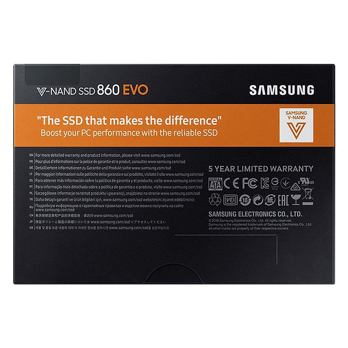 Ổ Cứng SSD Sata III 2.5 inch 500GB Samsung 860 Evo - Hàng Nhập Khẩu (Box Tiếng Anh)