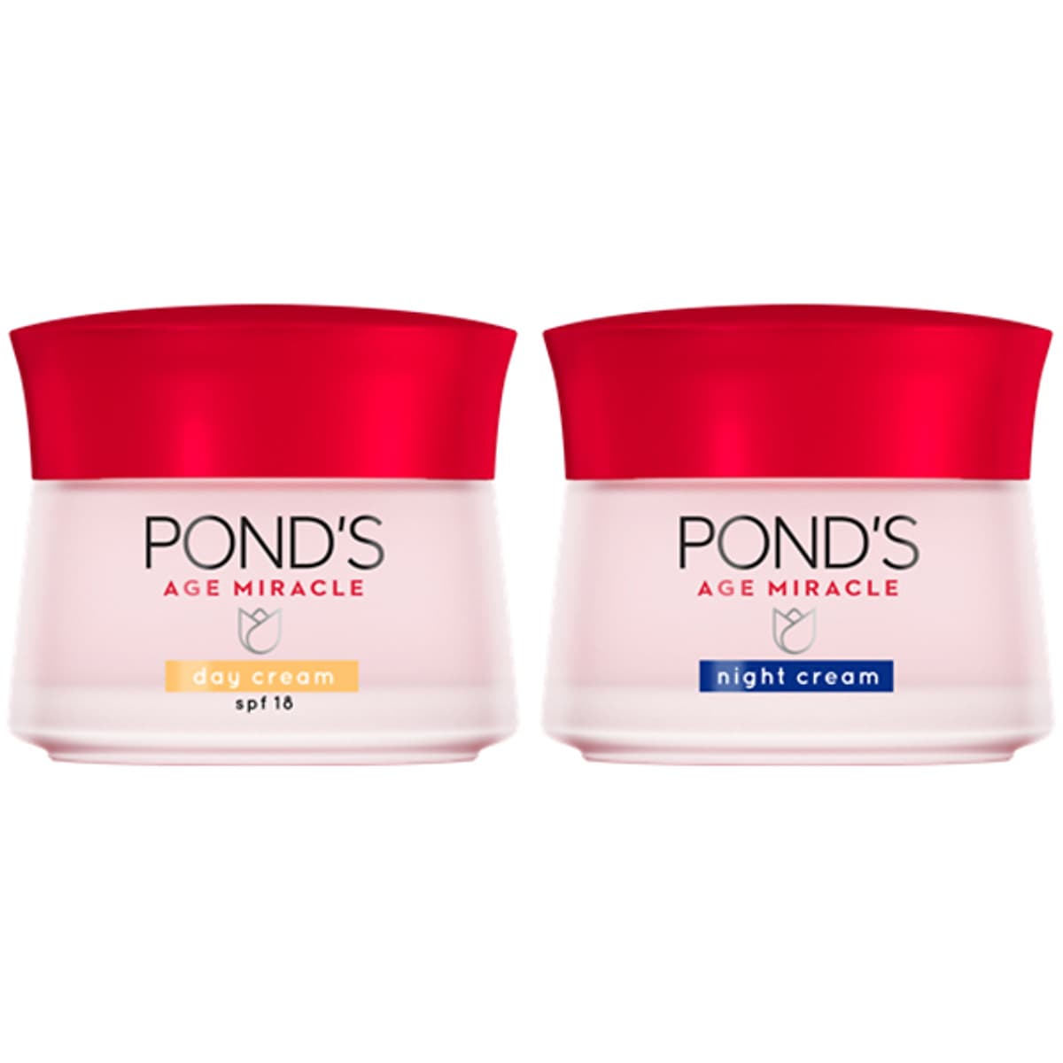 Bộ Đôi Kem Dưỡng Chống Lão Hóa Da Ngày Và Đêm Pond's Age Miracle (50g/hũ)