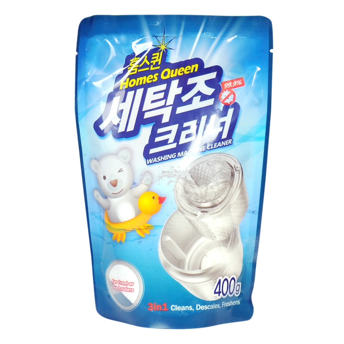 Combo 3 Bột Tẩy Vệ Sinh Diệt Khuẩn Lồng Máy Giặt Homes Queen (400g / Túi)