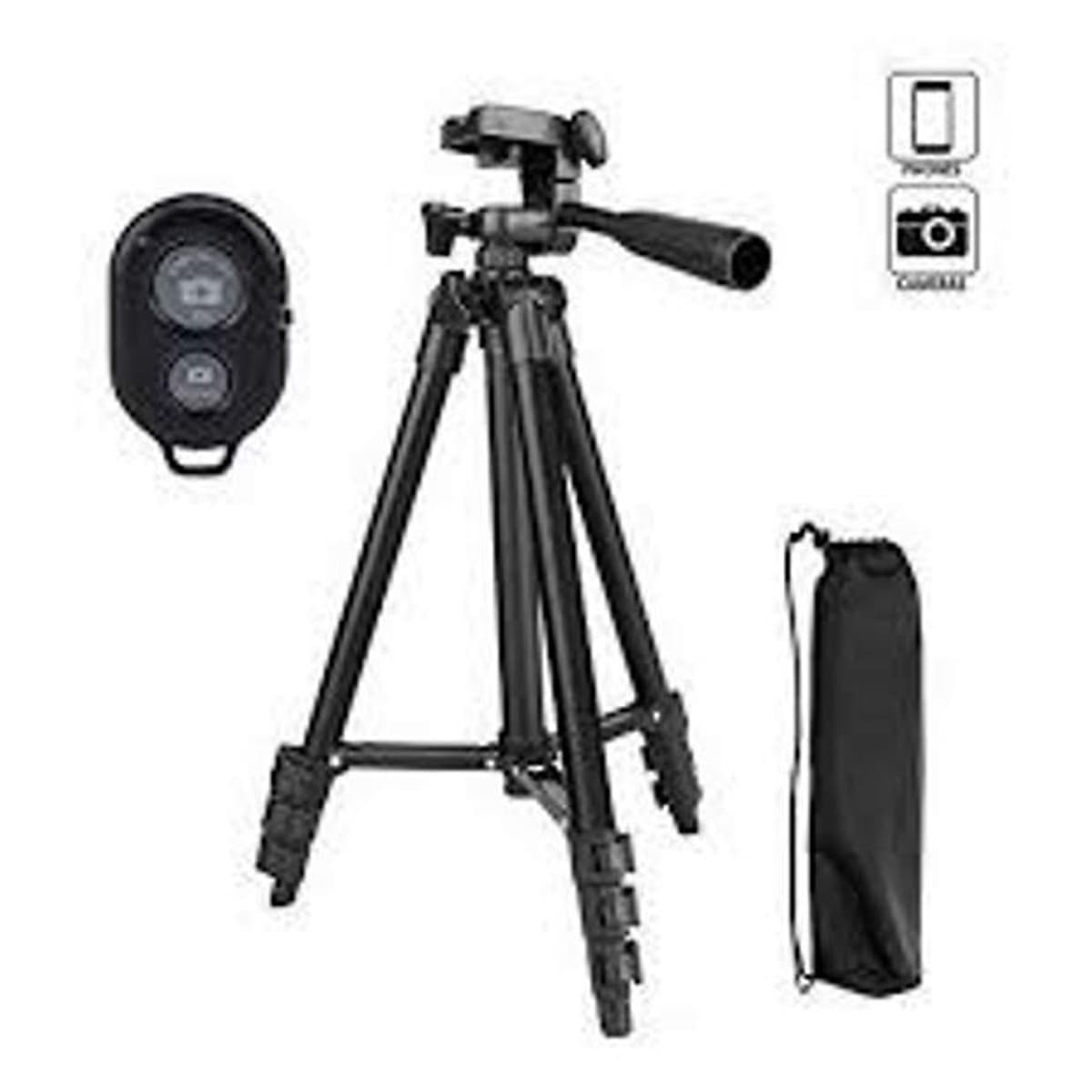 Chân máy ảnh/ Gậy chụp hình 3 chân dùng livestream TRIPOD: 3110 + Remote, 3120 + Remote (Hàng nhập khẩu)