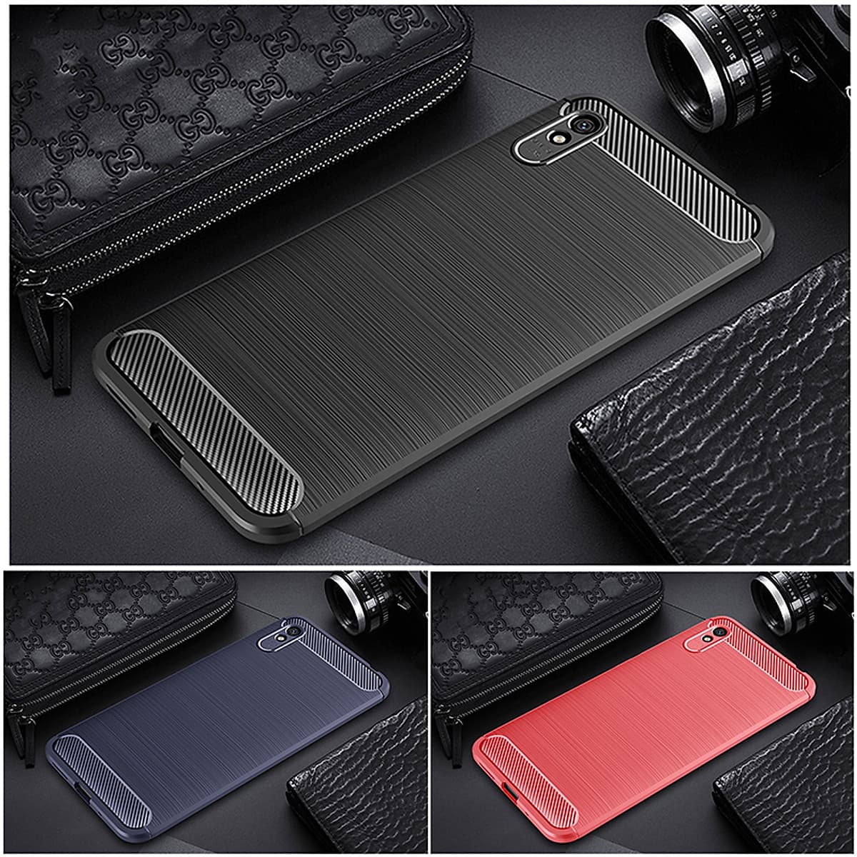 Ốp lưng cho Xiaomi Redmi 9A Chống sốc - Rugged Armor