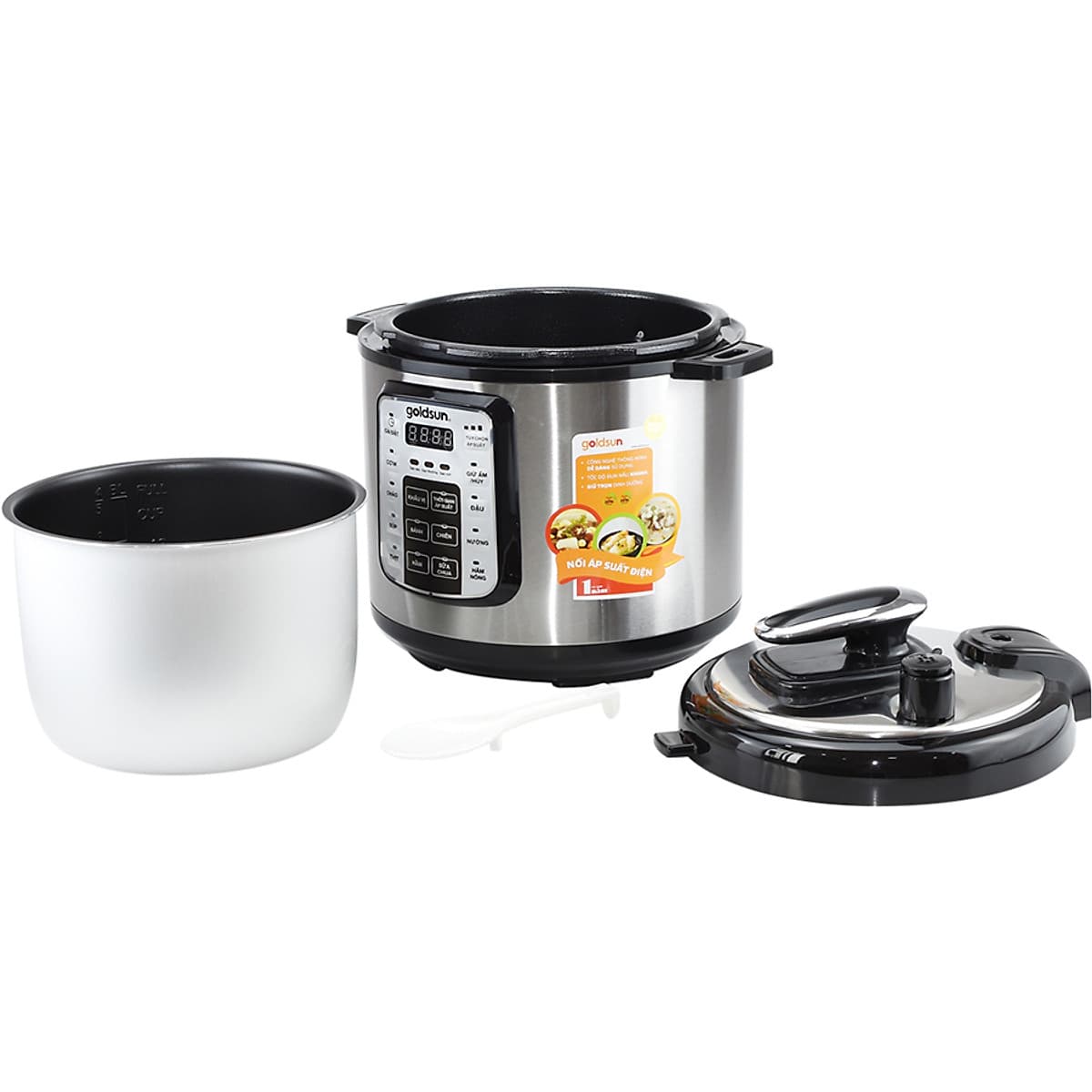 Nồi Áp Suất Điện Tử Goldsun CD4701 (6L) - Hàng Chính Hãng