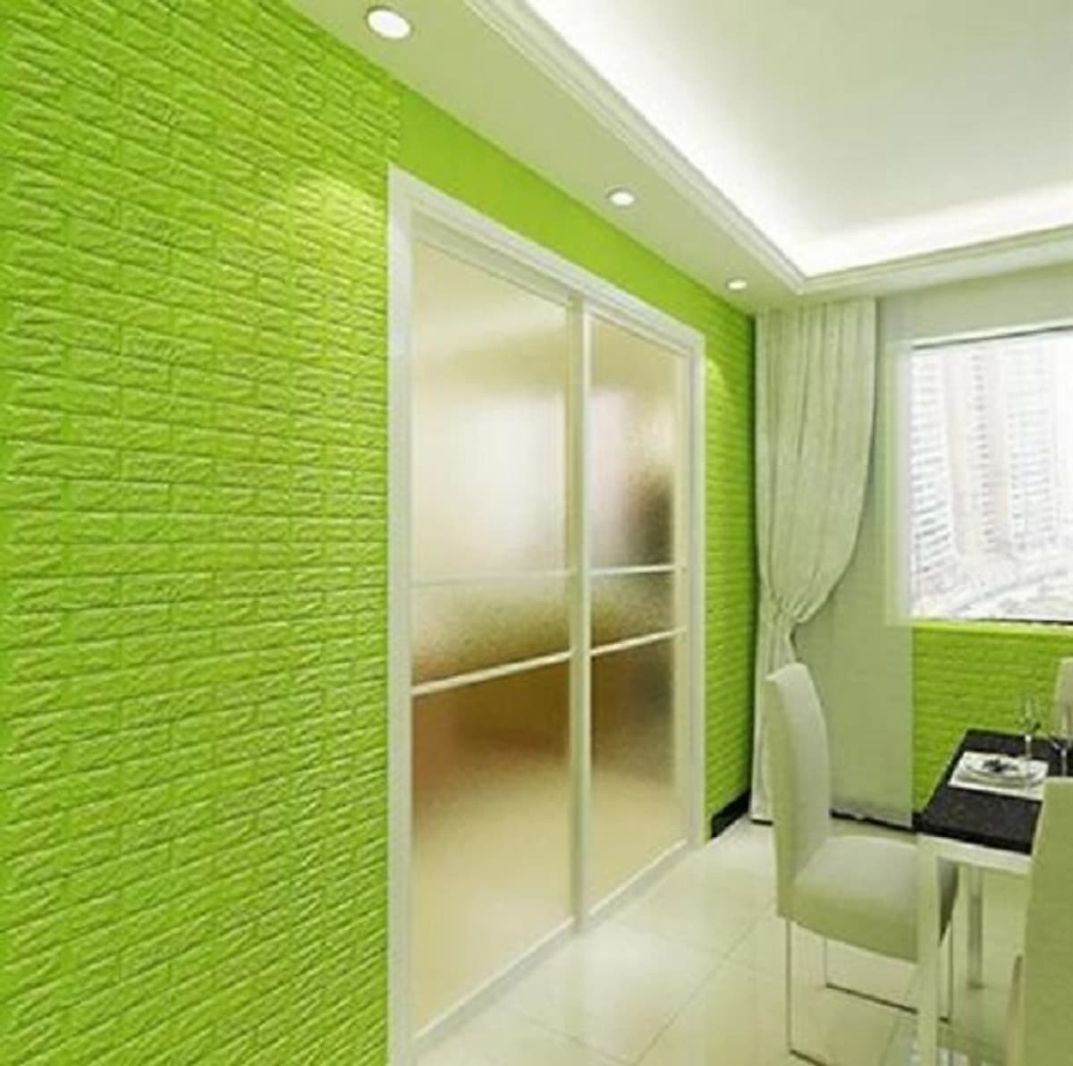 Bộ 10 Miếng Xốp Dán Tường 3D Chịu lực, chống nước, chống ẩm mốc 70x77cm DT26