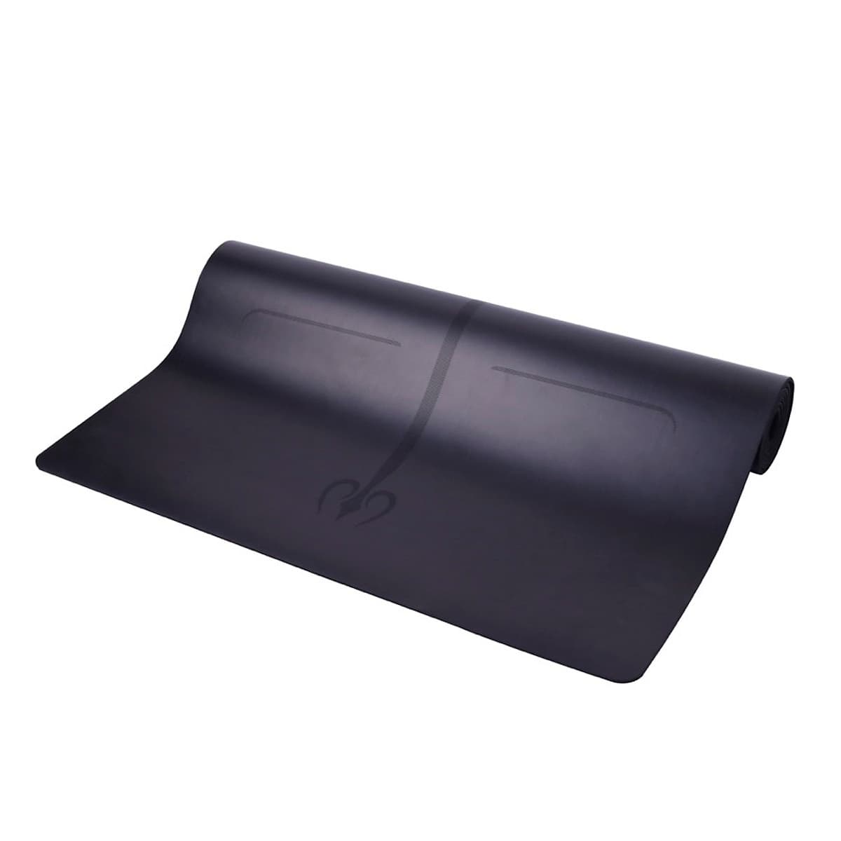 Thảm yoga định tuyến cao su PU dày 5mm (tặng túi đựng + Dây buộc thảm)