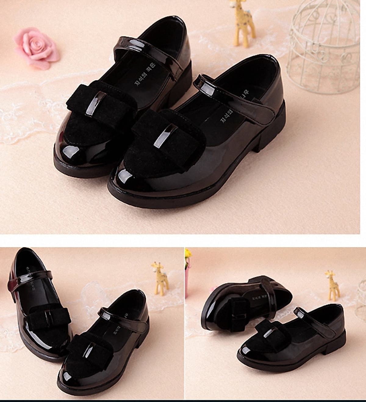 Giày búp bê nơ xinh cho bé gái 3 - 12 tuổi - G1